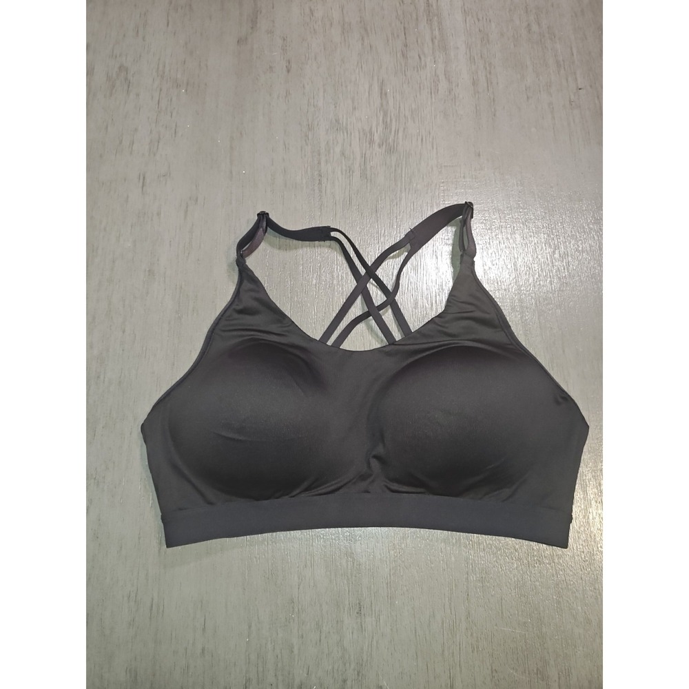 CALIA by Carrie Underwood sports bra,size XL,Black,Back Hook Closure